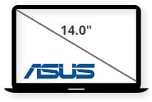 מסך “14.0 למחשב נייד ASUS